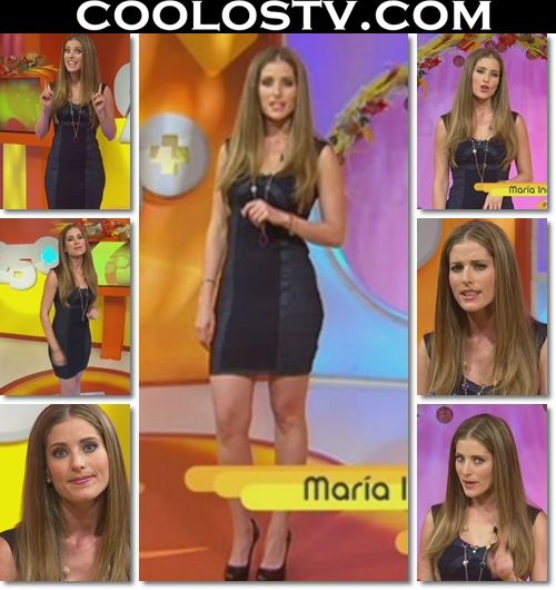 Ma.Ines.Guerra.Minivestido.Negro.Ajustado.HD