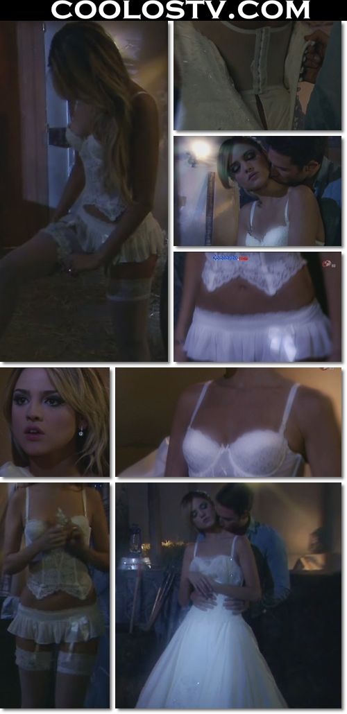 Eiza.Gonzalez.Lenceria.Blanca.Liguero.HD