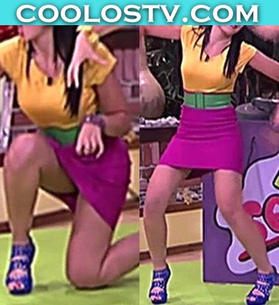 Amanda-Rosa-Upskirt-Culo-Minifalda-Rosa-Bailes3