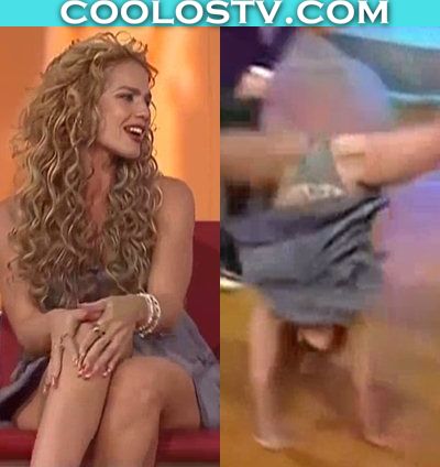 Niurka Upskirt Tanga